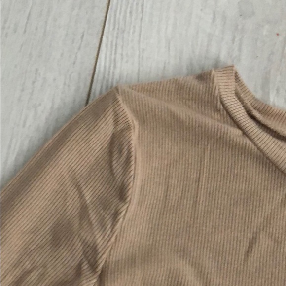 Nude ribbed top - Picture 2 of 6
